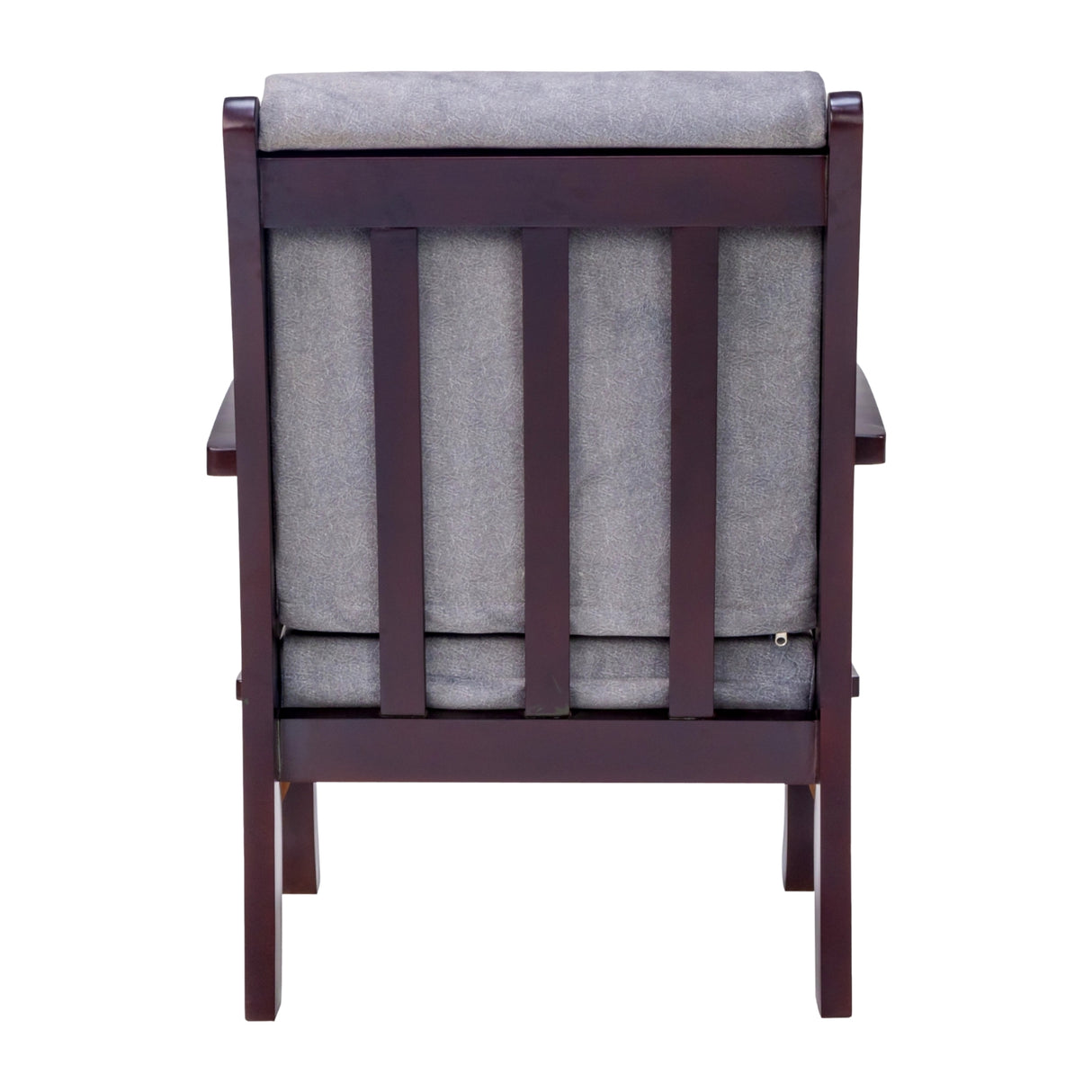Indiana Elite Wooden Sofa 1-Seater - Light Walnut Finish