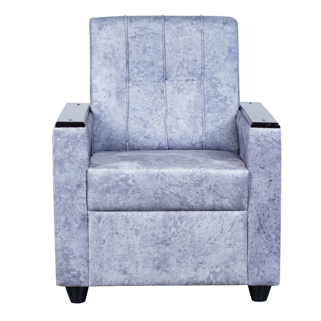Likasi Fabric Sofa 1- Seater - Light Grey