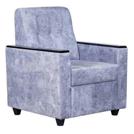 Likasi Fabric Sofa 1- Seater - Light Grey