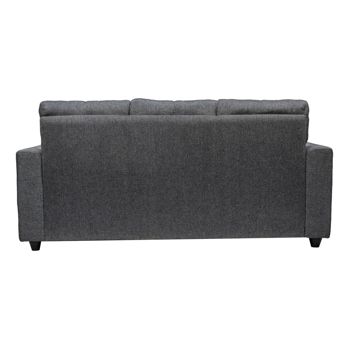 Lyon Classic Comfort Fabric Sofa Set (3+1+1 Seater) - Dark Grey