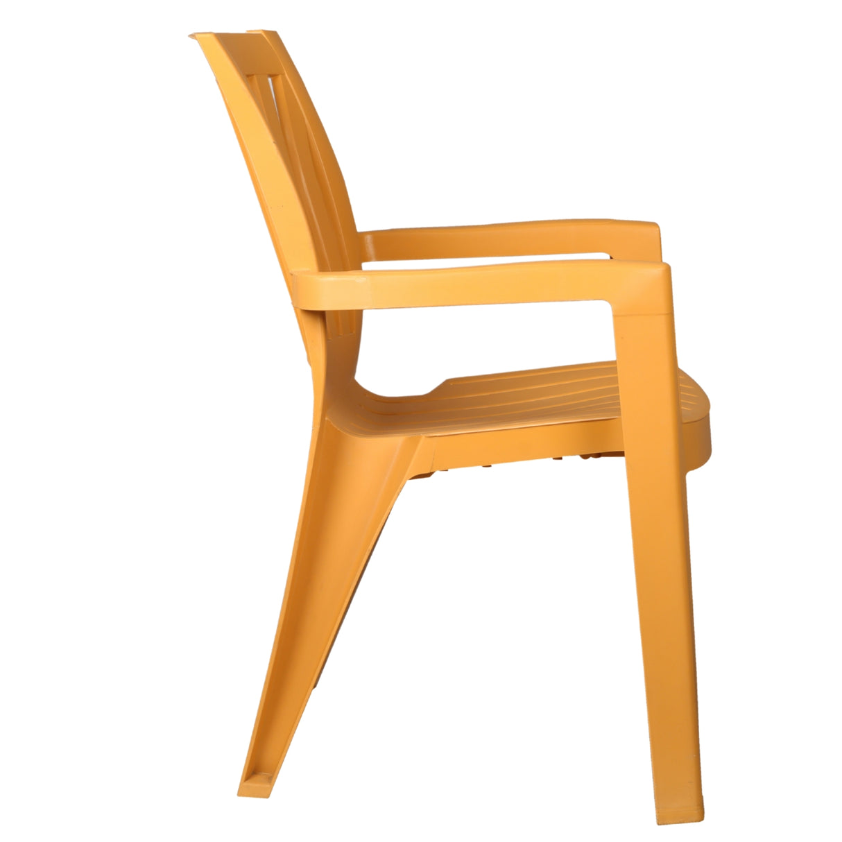 Settle Majestic Arm Plastic Chair - Amber Gold