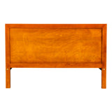 Melbourne Sophisticated Wooden Bed King Size - Teak Finish