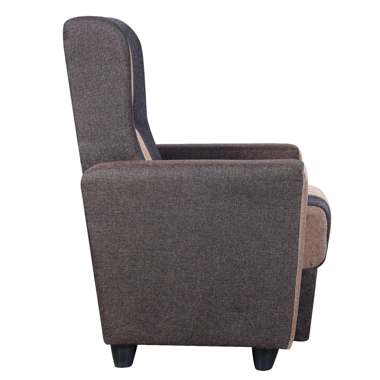 Mini Renu Fabric Sofa Set (3+1+1-Seater) - Brown