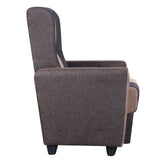 Mini Renu Fabric Sofa Set (3+1+1-Seater) - Brown