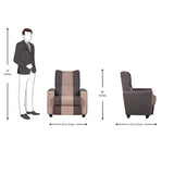 Mini Renu Fabric Sofa 1-Seater - Brown