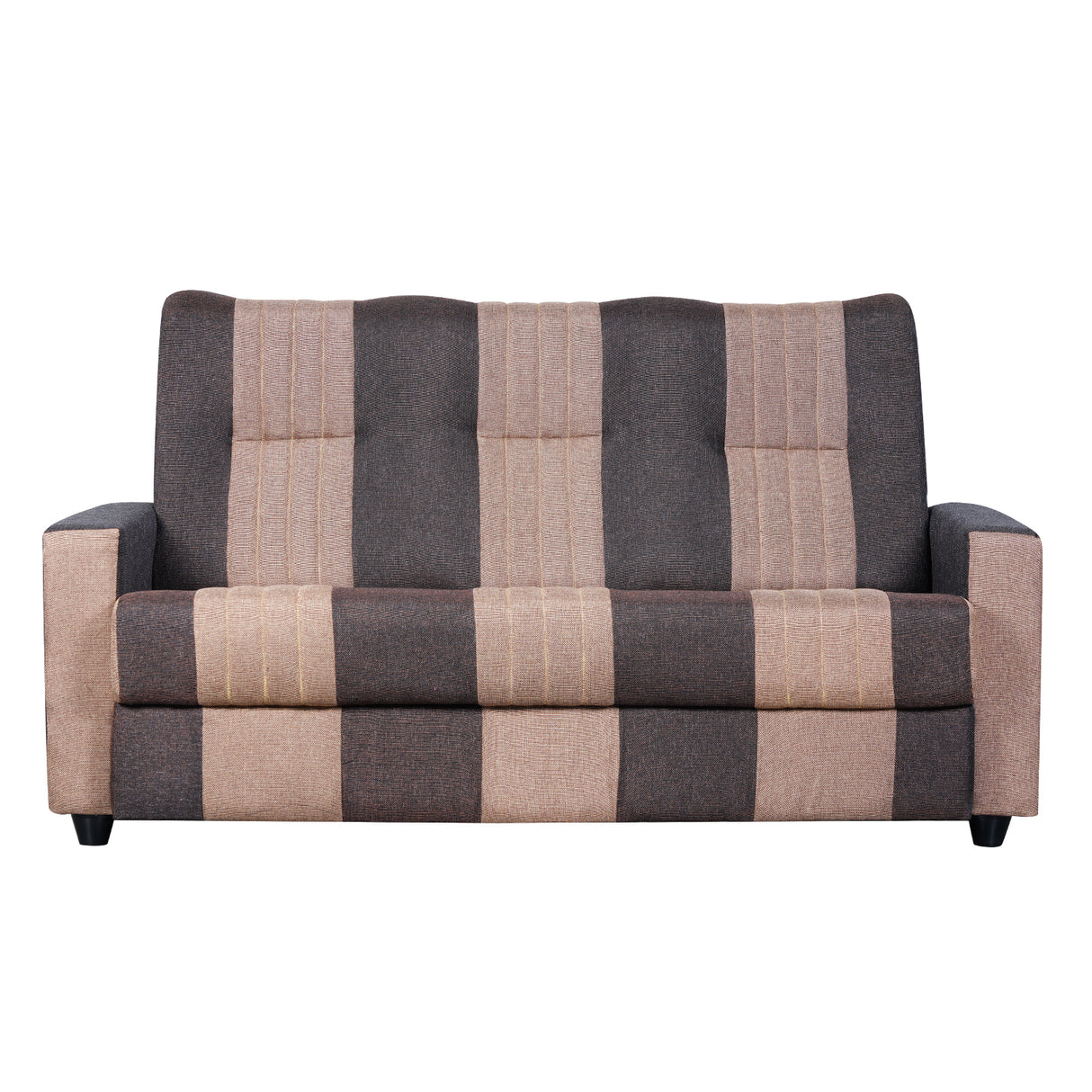 Mini Renu Fabric Sofa Set (3+1+1-Seater) - Brown