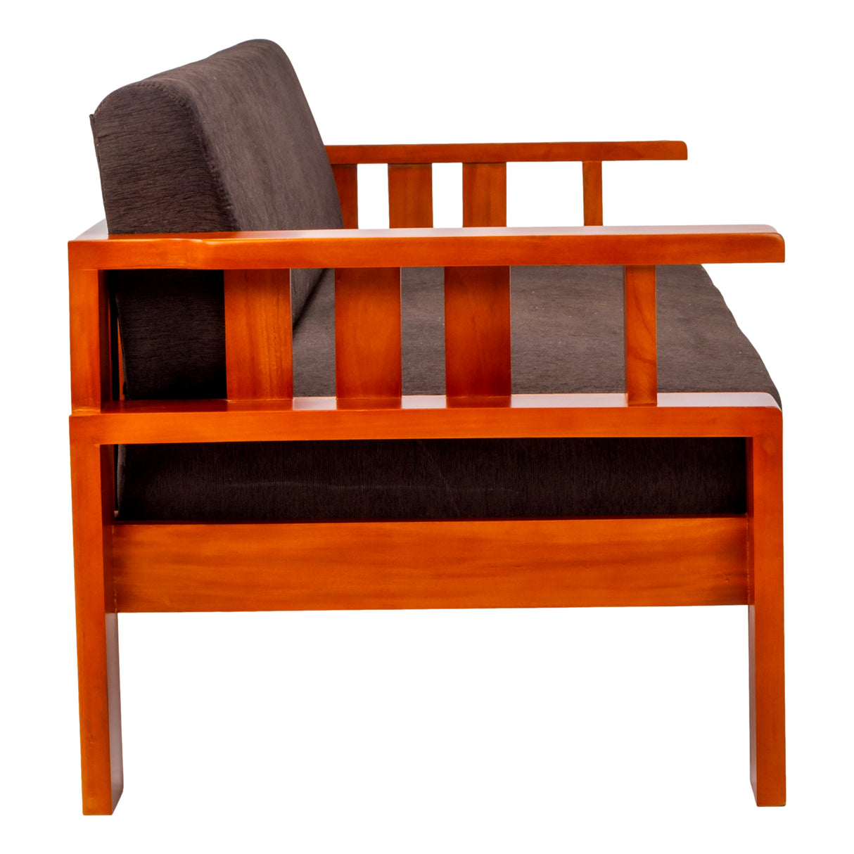 Missouri Grand Wooden Sofa 3-Seater - Teak Finish