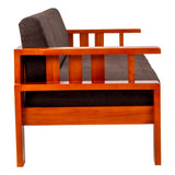 Missouri Grand Wooden Sofa 3-Seater - Teak Finish