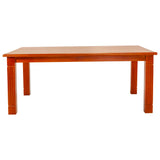 Montreal Rectangle Wooden Top Dining Table 6-Seater - Teak Finish