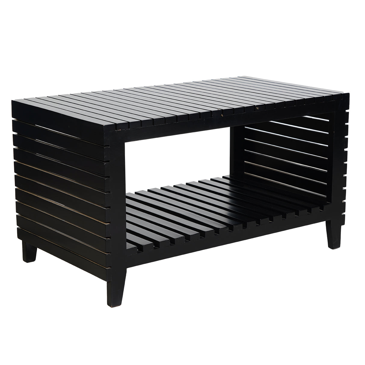 Newick Wooden Coffee Table - Dark Walnut Finish