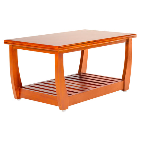 Oxford Wooden Coffee Table - Teak Finish