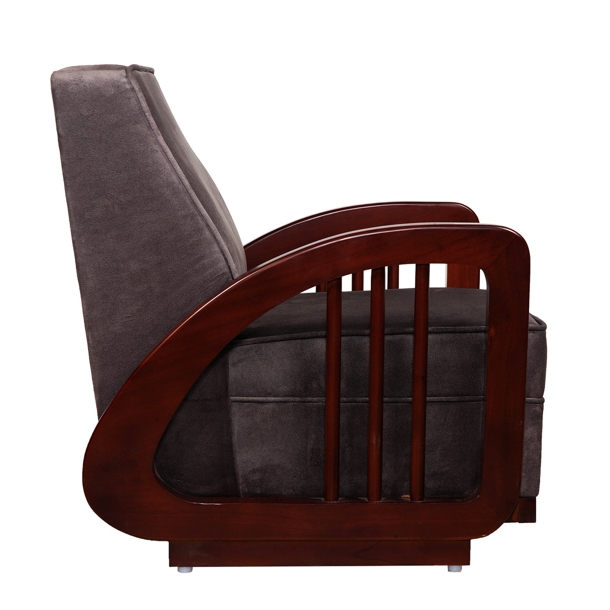 Peru Wooden Sofa Set (3+1+1-Seater) - Teak Finish
