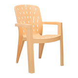 Settle Royale Arm Plastic Chair - Beige