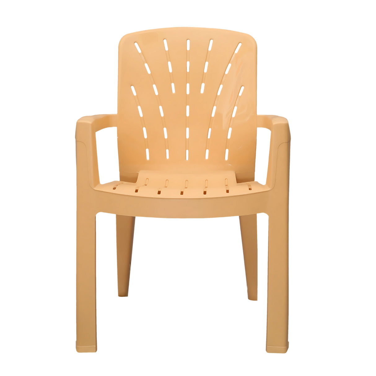 Settle Royale Arm Plastic Chair - Beige