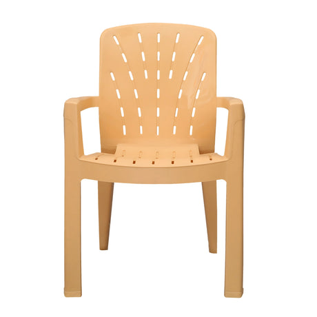 Settle Royale Arm Plastic Chair - Beige