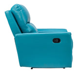 Salzburg Supreme Rexine Recliner 1-Seater - Blue