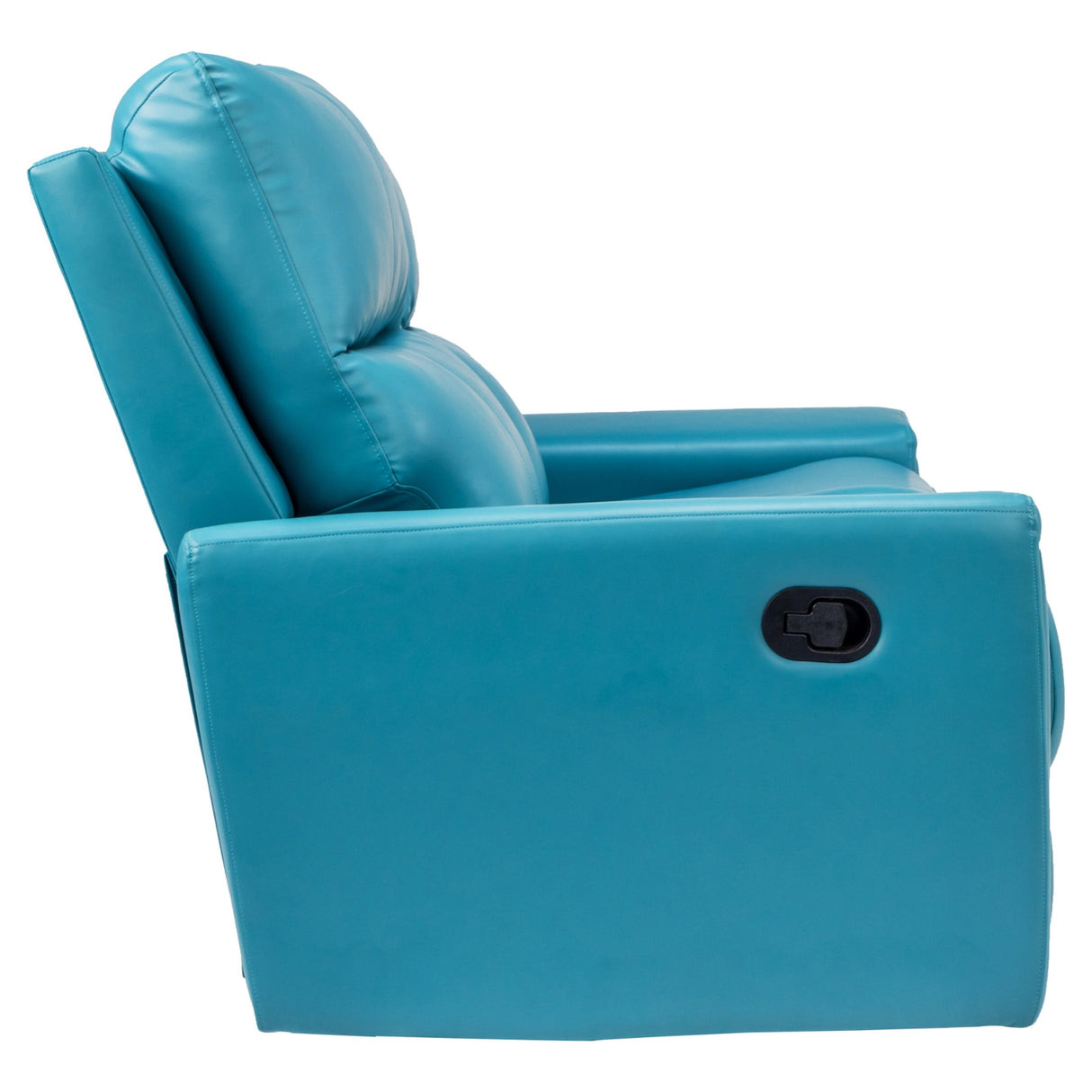 Salzburg Supreme Rexine Recliner 3-Seater - Blue