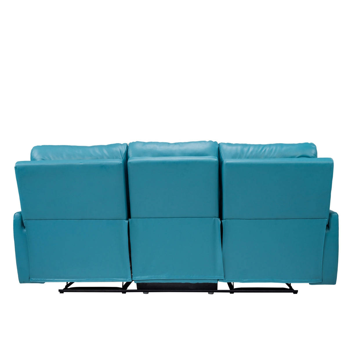 Salzburg Supreme Rexine Recliner 3-Seater - Blue