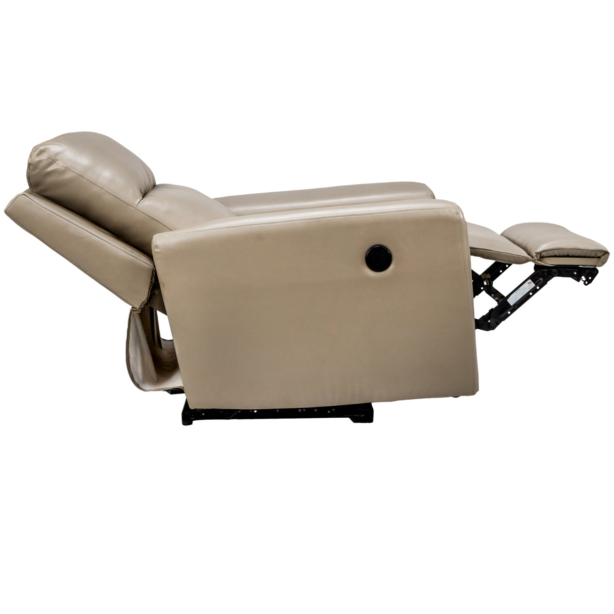 Salzburg Rexine Recliner 1-Seater – Light Grey