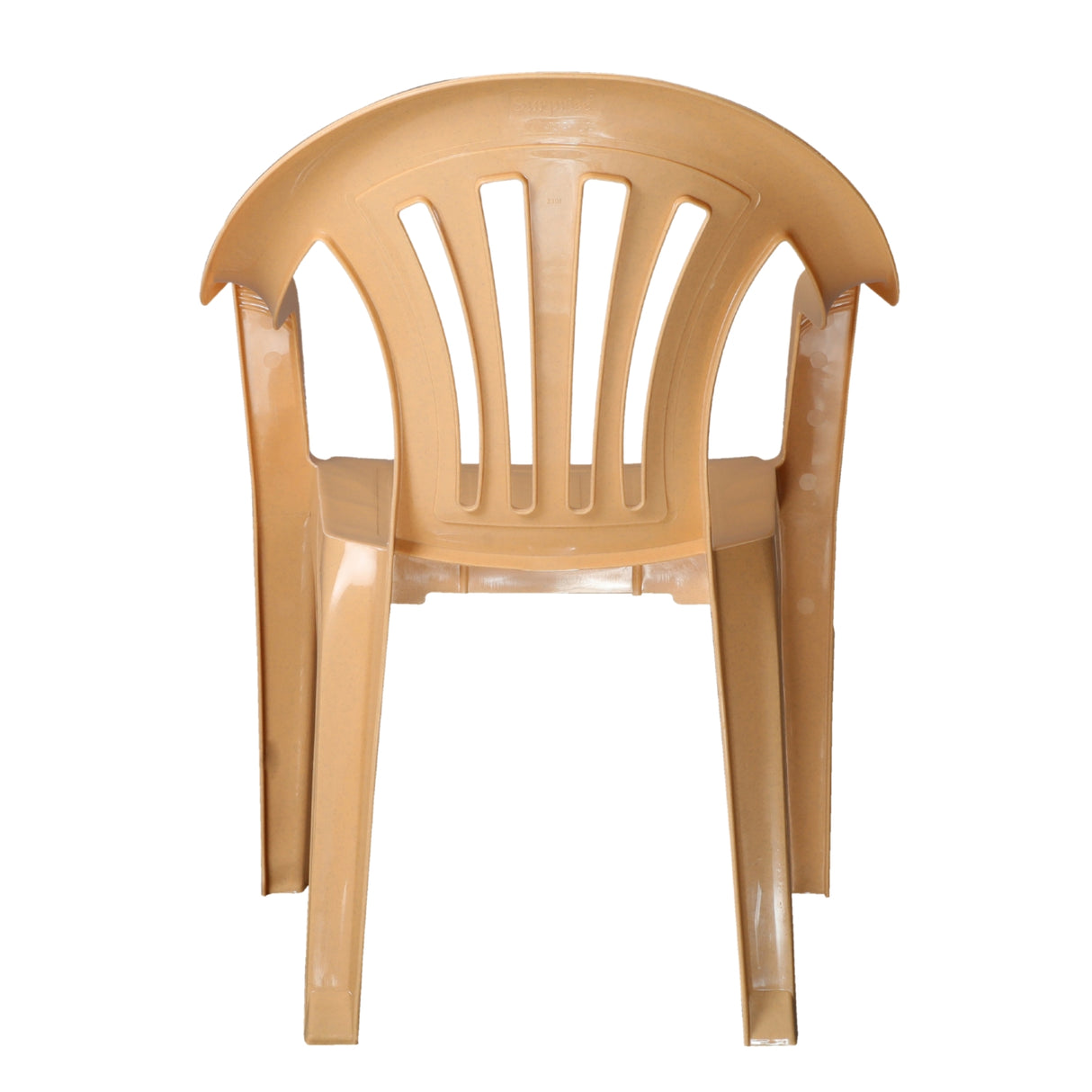 Settle Ease Arm Plastic Chair - Beige