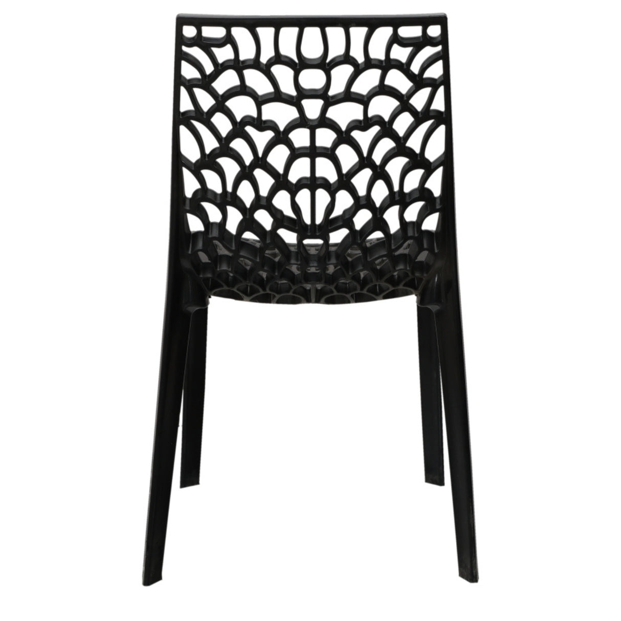 Settle Emperor Armless Plastic Chair – Black