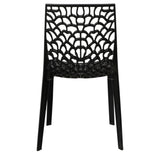 Settle Emperor Armless Plastic Chair – Black