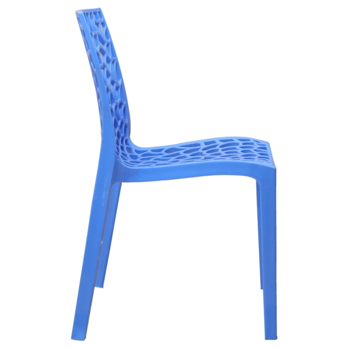 Settle Emperor Armless Plastic Chair – Blue