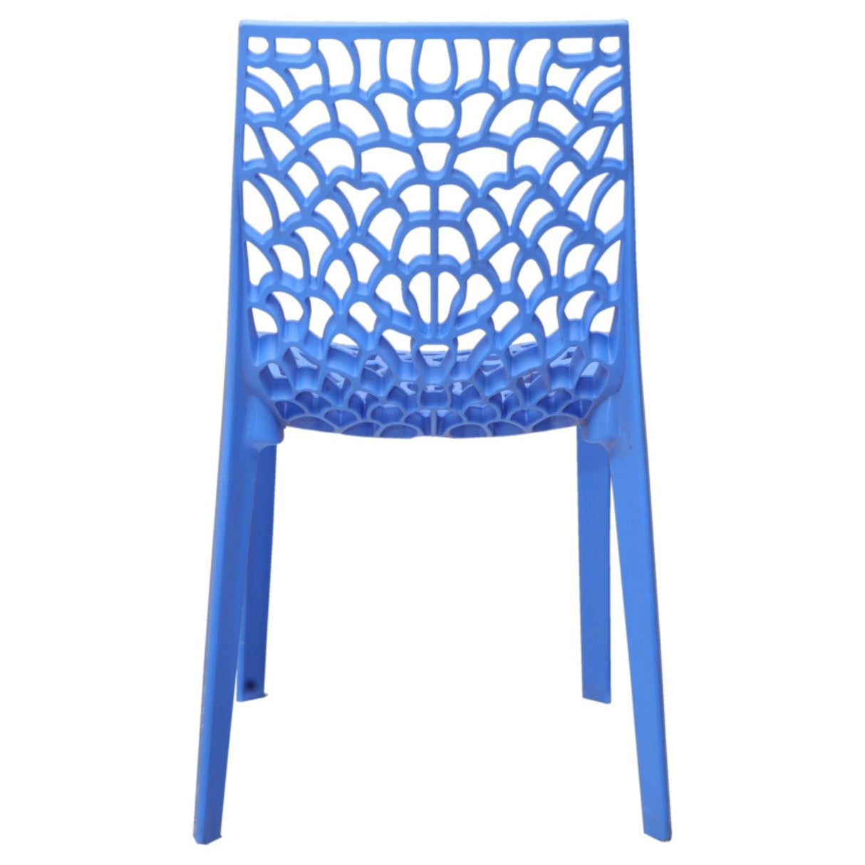 Settle Emperor Armless Plastic Chair – Blue