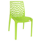 Settle Emperor Armless Plastic Chair – Light Green