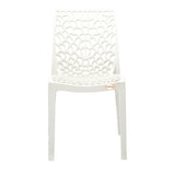 Settle Emperor Armless Plastic Chair – Milk White