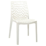 Settle Emperor Armless Plastic Chair – Milk White