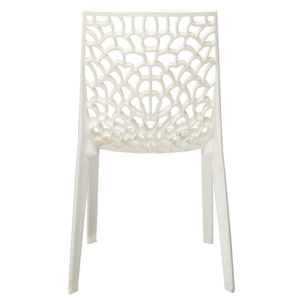 Settle Emperor Armless Plastic Chair – Milk White