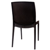 Settle Grandeur Armless Plastic Chair – Brown