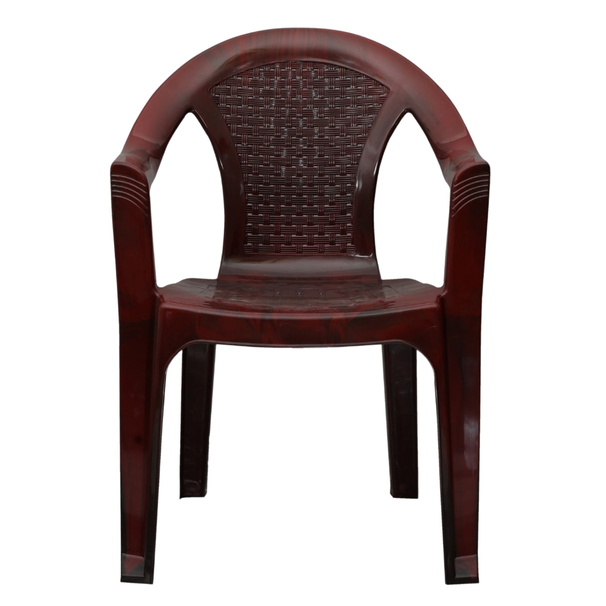 Settle Lite Arm Plastic Chair – Rosewood