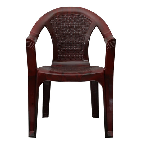 Settle Lite Arm Plastic Chair – Rosewood