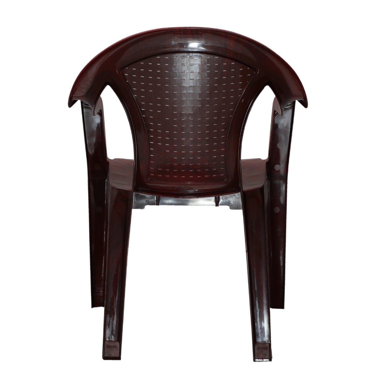 Settle Lite Arm Plastic Chair – Rosewood
