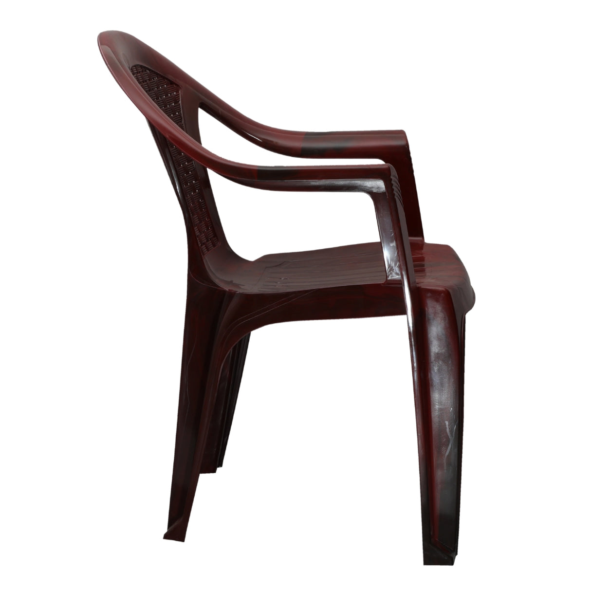 Settle Lite Arm Plastic Chair – Rosewood