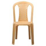 Settle Neo Armless Plastic Chair - Beige