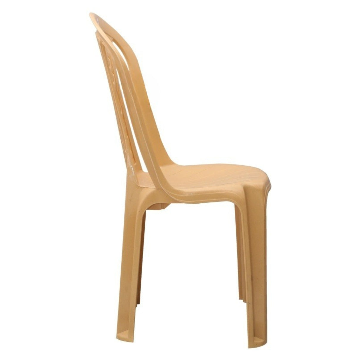 Settle Neo Armless Plastic Chair - Beige
