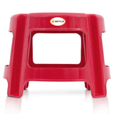 Settle Nova Plastic Foot Stool – Pearl Red