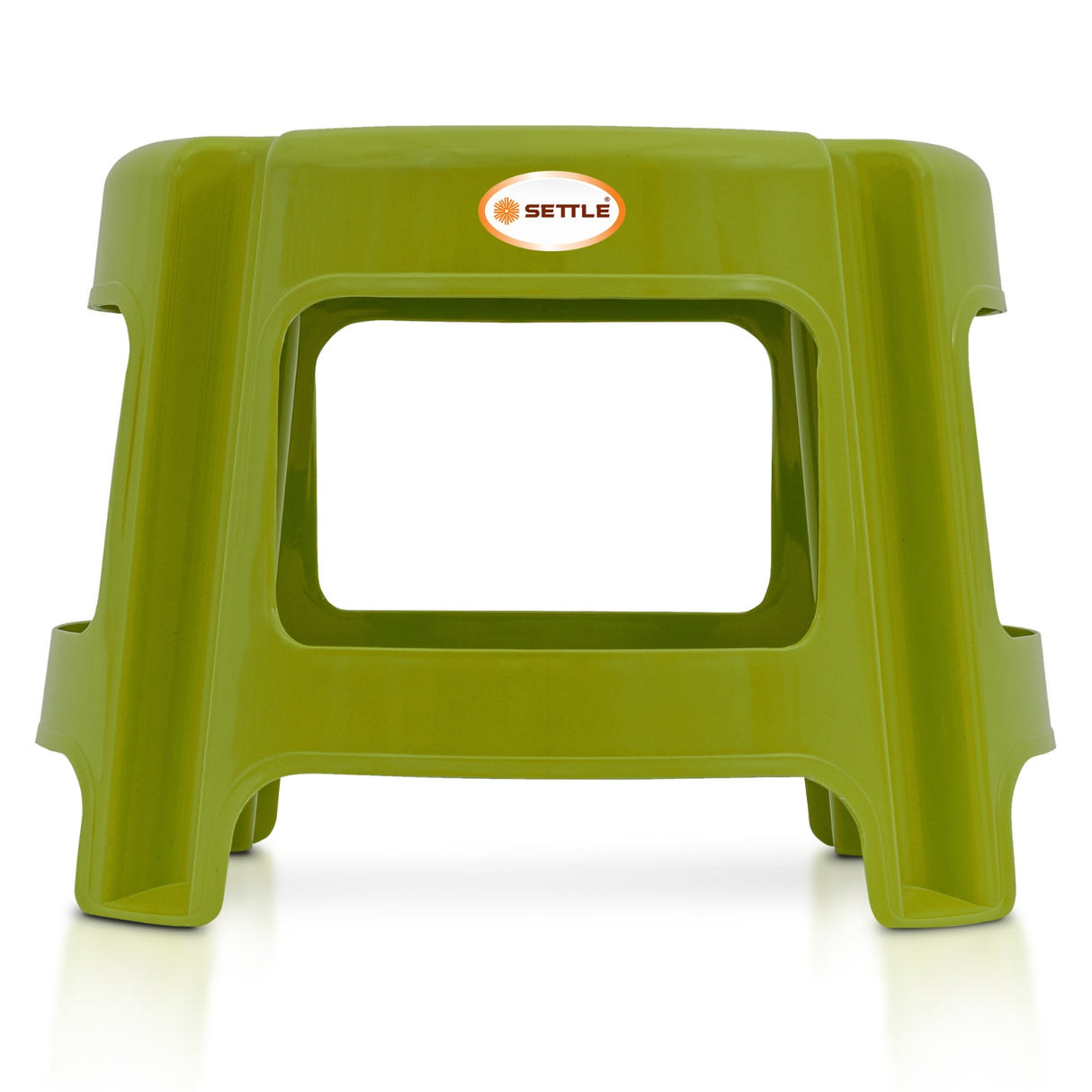 Settle Nova Plastic Foot Stool – Pearl Green