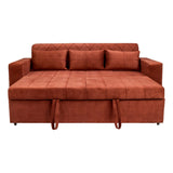 Shanghai Delux Fabric Sofa Cum Bed - Honey
