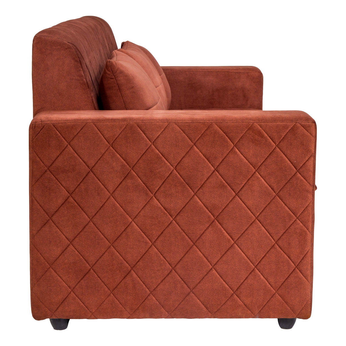 Shanghai Delux Fabric Sofa Cum Bed - Honey