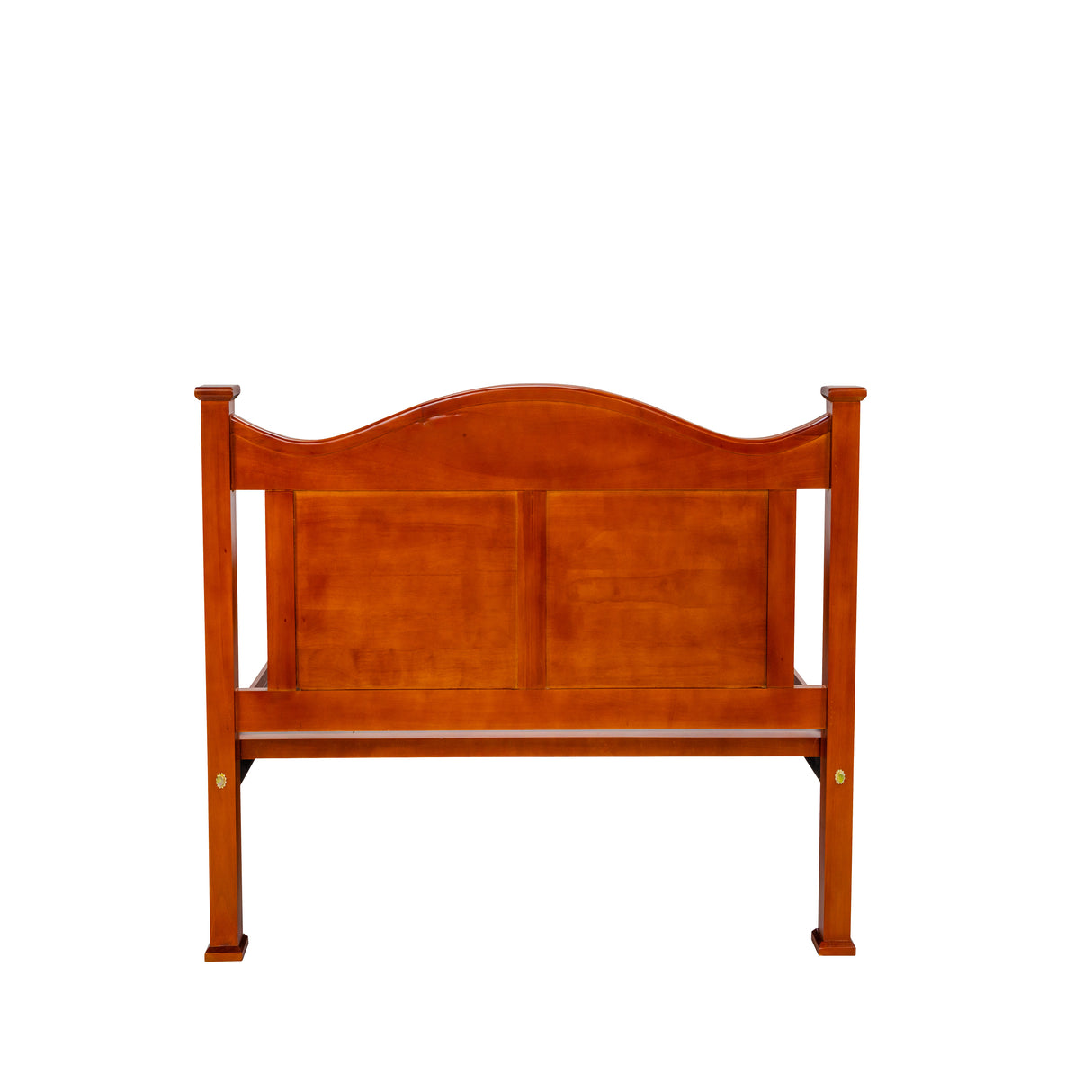 Sofia Stylish Wooden Bed Queen Size - Teak Finish