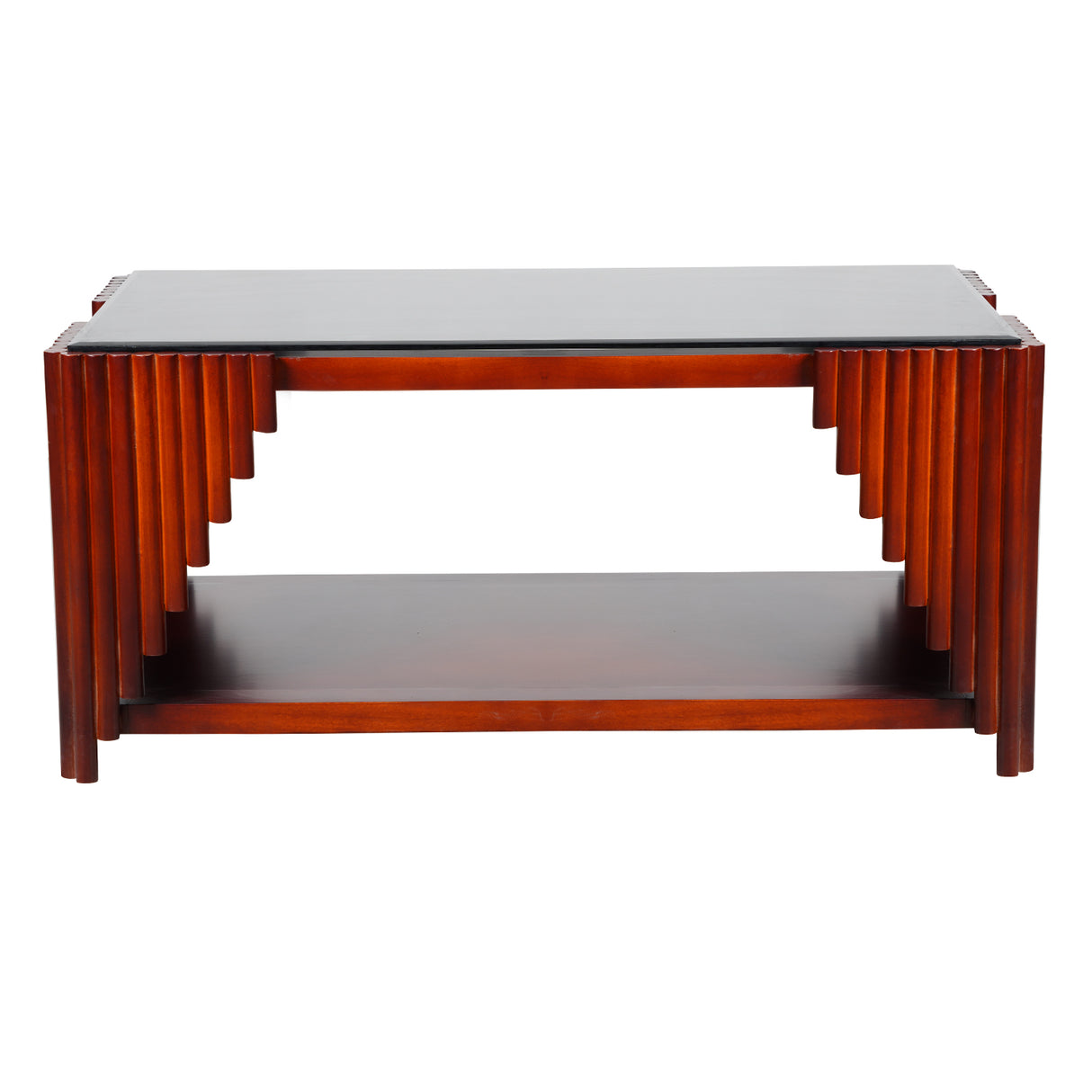 Stow Wooden Coffee Table - Light Walnut Finish