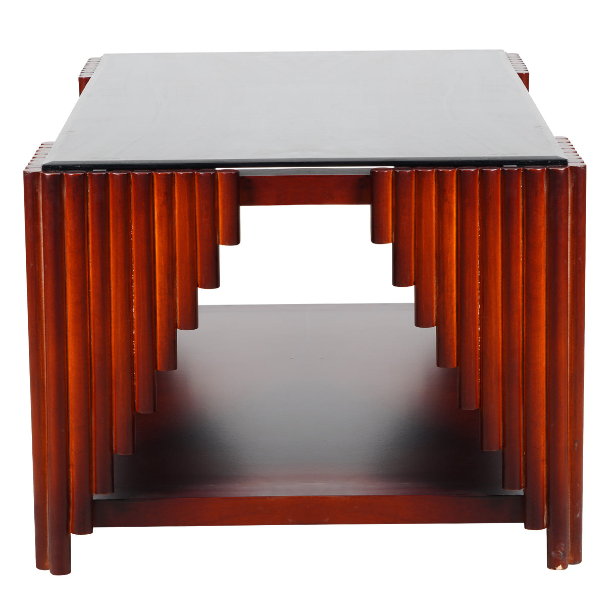 Stow Wooden Coffee Table - Light Walnut Finish