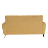 Suez Luxe Striped Fabric Sofa Set (3+1+1 Seater) - Beige