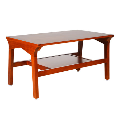 Tolland Wooden Coffee Table - Teak Finish