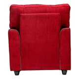 Waasa Sophisticated Fabric Sofa Sets (3+1+1 Seater) - Maroon