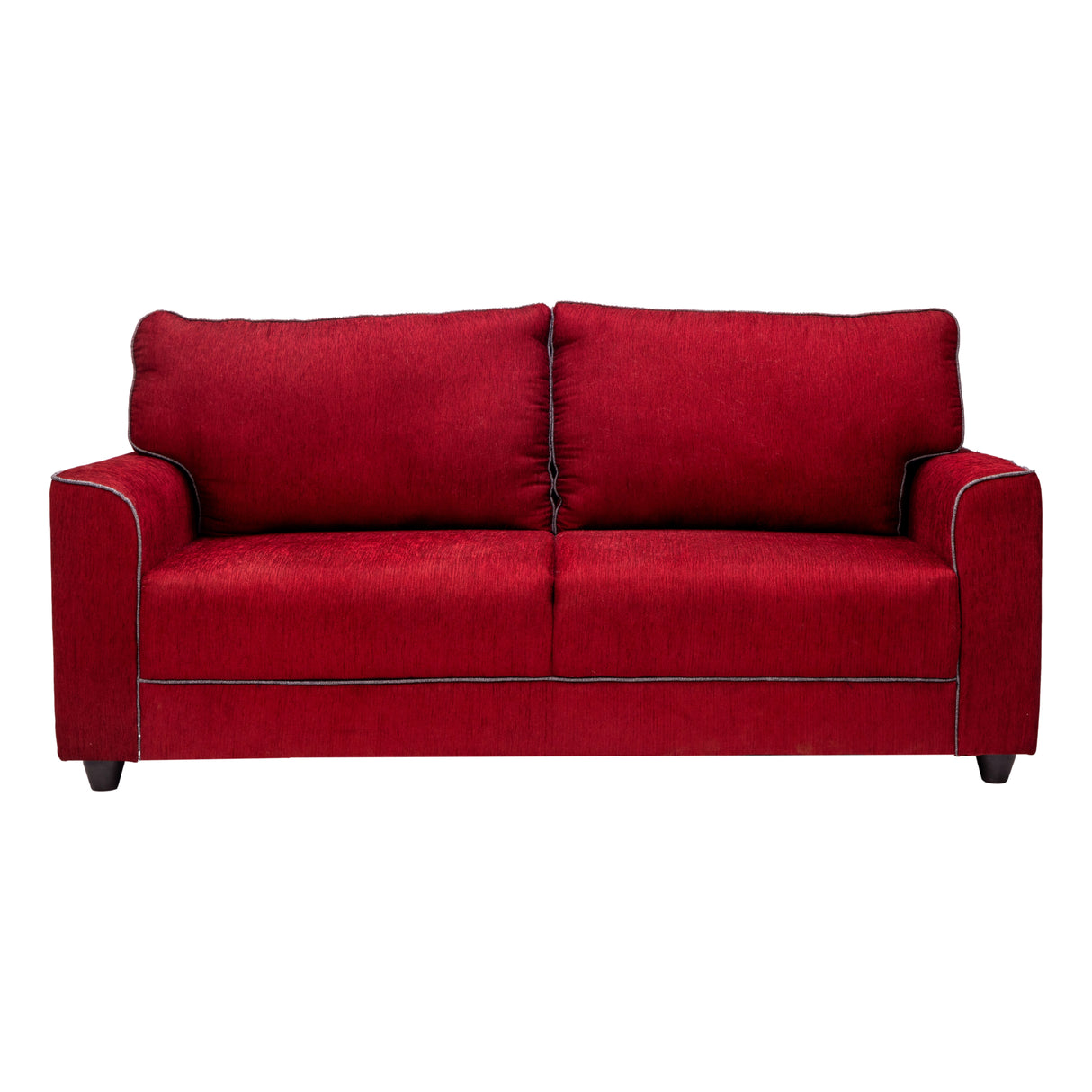 Waasa Sophisticated Fabric Sofa Sets (3+1+1 Seater) - Maroon